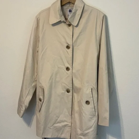 GAP Trench Coat Mid-Length Khaki XXL - Picture 5 of 12